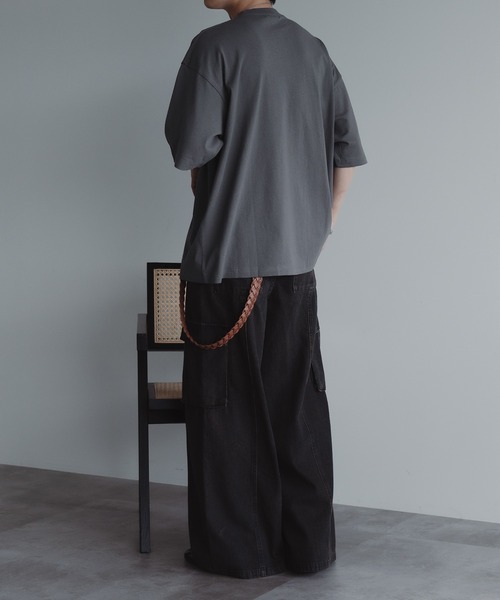 epnok(エプノック)の「W刺繍ロゴTee(Tシャツ/カットソー・メンズ・グレー/オフホワイト/ネイビー・LARGE/MEDIUM/SMALL)」の10枚目の写真