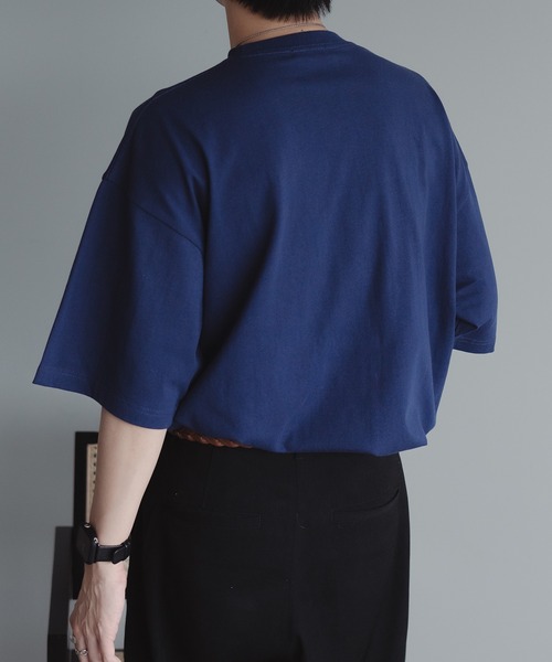 epnok(エプノック)の「W刺繍ロゴTee(Tシャツ/カットソー・メンズ・グレー/オフホワイト/ネイビー・LARGE/MEDIUM/SMALL)」の16枚目の写真