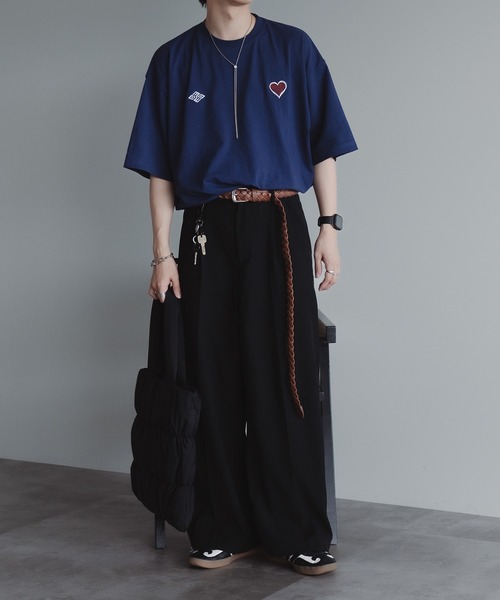 epnok(エプノック)の「W刺繍ロゴTee(Tシャツ/カットソー・メンズ・グレー/オフホワイト/ネイビー・LARGE/MEDIUM/SMALL)」の18枚目の写真