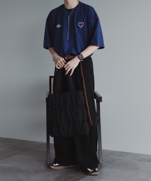 epnok(エプノック)の「W刺繍ロゴTee(Tシャツ/カットソー・メンズ・グレー/オフホワイト/ネイビー・LARGE/MEDIUM/SMALL)」の19枚目の写真
