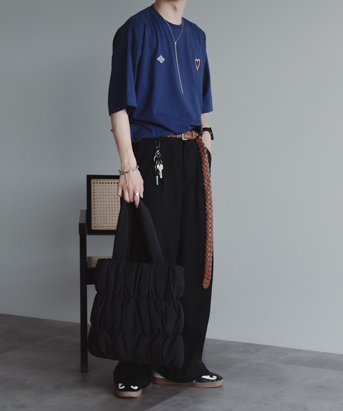 epnok(エプノック)の「W刺繍ロゴTee(Tシャツ/カットソー・メンズ・グレー/オフホワイト/ネイビー・LARGE/MEDIUM/SMALL)」の21枚目の写真