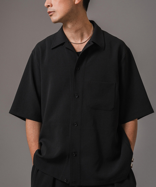 EDIFICE(エディフィス)の「T/E(ティー/イー) フレンチパジャマシャツ(シャツ/ブラウス・メンズ・ブラック/ネイビー・MEDIUM/LARGE)」の8枚目の写真