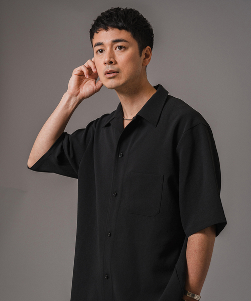 EDIFICE(エディフィス)の「T/E(ティー/イー) フレンチパジャマシャツ(シャツ/ブラウス・メンズ・ブラック/ネイビー・MEDIUM/LARGE)」の9枚目の写真