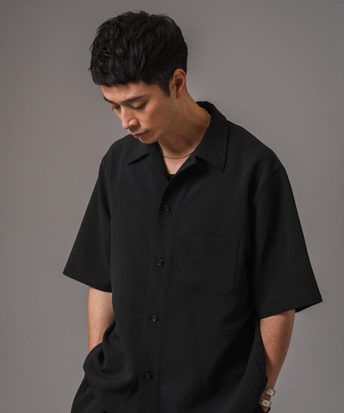 EDIFICE(エディフィス)の「T/E(ティー/イー) フレンチパジャマシャツ(シャツ/ブラウス・メンズ・ブラック/ネイビー・MEDIUM/LARGE)」の10枚目の写真