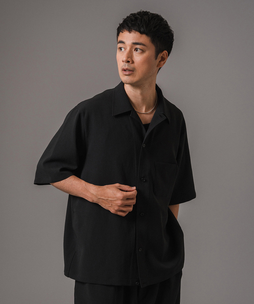 EDIFICE(エディフィス)の「T/E(ティー/イー) フレンチパジャマシャツ(シャツ/ブラウス・メンズ・ブラック/ネイビー・MEDIUM/LARGE)」の13枚目の写真