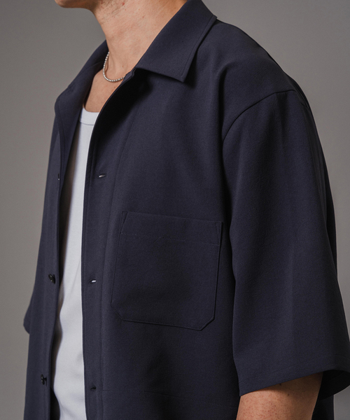 EDIFICE(エディフィス)の「T/E(ティー/イー) フレンチパジャマシャツ(シャツ/ブラウス・メンズ・ブラック/ネイビー・MEDIUM/LARGE)」の16枚目の写真