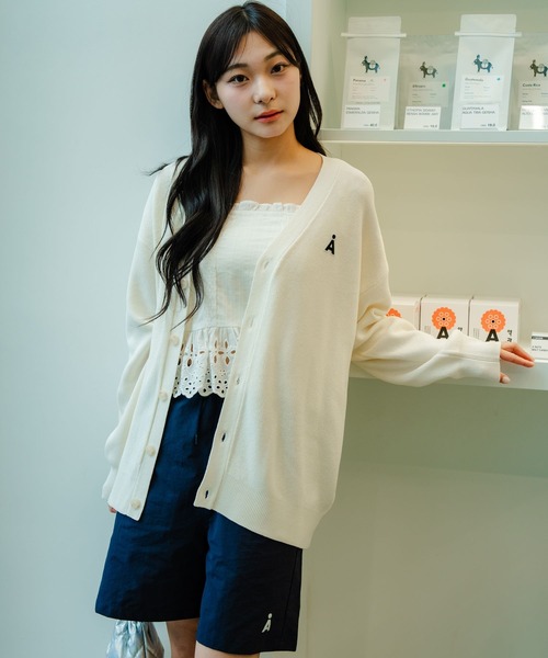 ALAND（エーランド）の「【UNISEX】ALAND／ワイドシャカパンツ（その他パンツ・レディース・ライトグリーン/ネイビー/アイボリー・MEDIUM/LARGE）」の9枚目の写真