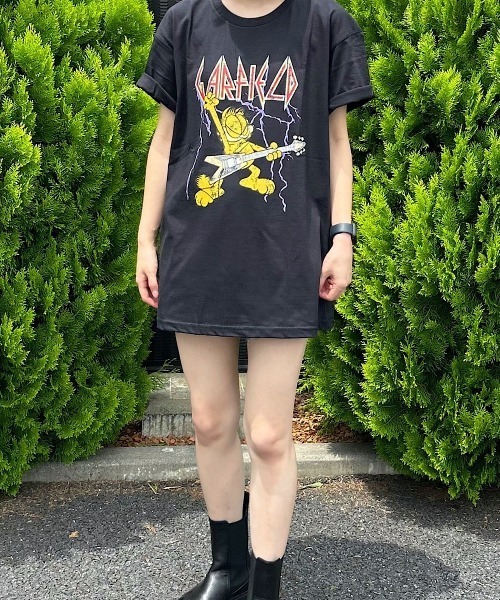 PARKS TOKYO SELECT（パークストウキョウセレクト）の「GARFIELD thunder S/S TEE（Tシャツ/カットソー・メンズ・ホワイト/チャコール/ブラック・LARGE/X-LARGE/MEDIUM）」の6枚目の写真