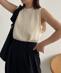 CAPRICIEUX LE'MAGE | バンドゥSETネップノースリニット(ニット/セーター)