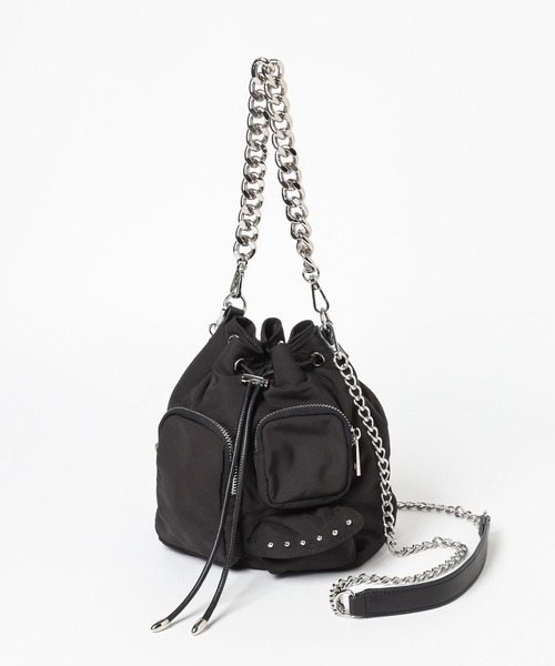 HARE(ハレ)の「ナップミニショルダーバッグ(HARE)(ショルダーバッグ・レディース・ブラック・FREE)」の5枚目の写真