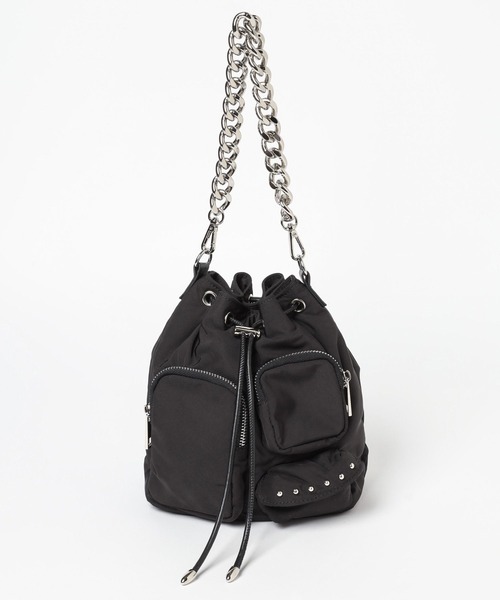 HARE(ハレ)の「ナップミニショルダーバッグ(HARE)(ショルダーバッグ・レディース・ブラック・FREE)」の6枚目の写真