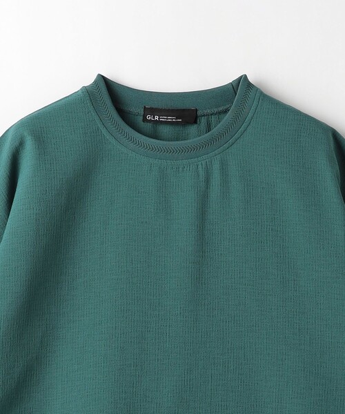 green label relaxing（グリーンレーベルリラクシング）の「DotAir ヘムコード クルーネック Tシャツ -防シワ・通気性-（Tシャツ/カットソー・メンズ・ターコイズブルー/ブラック/グレー・S/M/L/XL）」の14枚目の写真