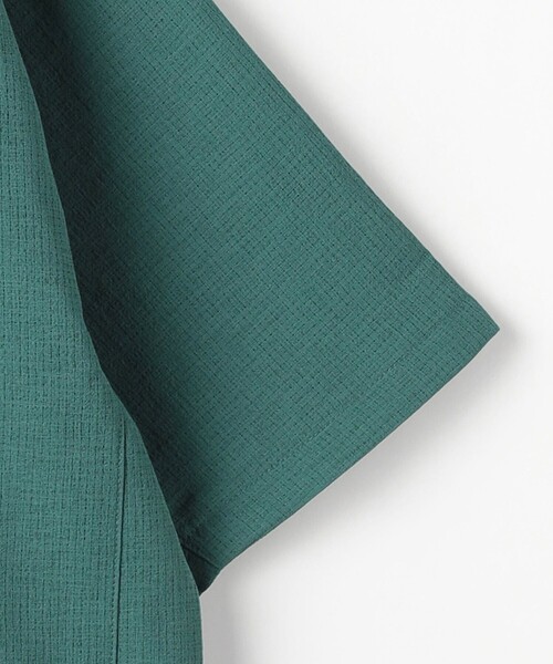 green label relaxing（グリーンレーベルリラクシング）の「DotAir ヘムコード クルーネック Tシャツ -防シワ・通気性-（Tシャツ/カットソー・メンズ・ターコイズブルー/ブラック/グレー・S/M/L/XL）」の15枚目の写真