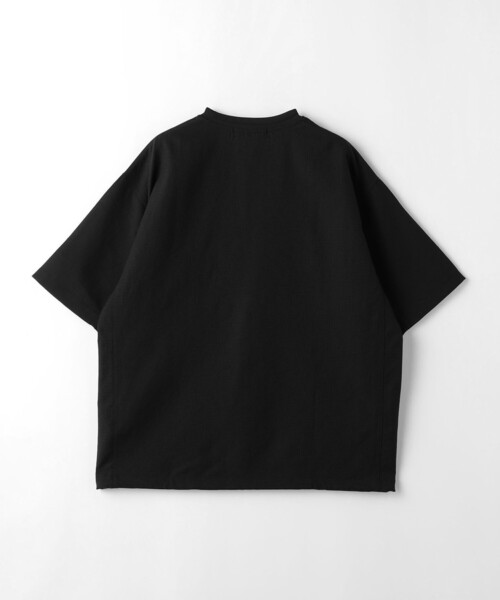 green label relaxing（グリーンレーベルリラクシング）の「DotAir ヘムコード クルーネック Tシャツ -防シワ・通気性-（Tシャツ/カットソー・メンズ・ターコイズブルー/ブラック/グレー・S/M/L/XL）」の19枚目の写真