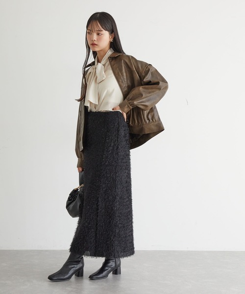 セール】【洗える】フェザーチュールスカート（スカート）｜VIS（ビス