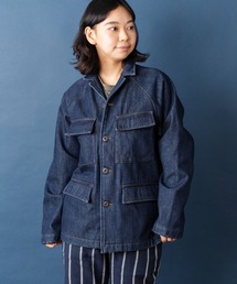 gym master（ジムマスター）の「ボンディングデニム・カツラギフラップポケットJKT（カバーオール）」