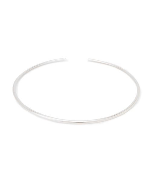 Demi-Luxe BEAMS（デミルクス ビームス）の「【予約】Demi-Luxe BEAMS / プレーン チョーカー（ネックレス・レディース・シルバー/ゴールド・ONE SIZE）」の2枚目の写真