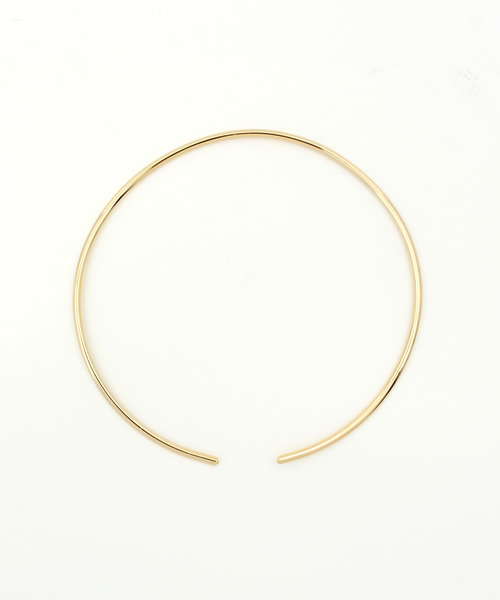 Demi-Luxe BEAMS（デミルクス ビームス）の「【予約】Demi-Luxe BEAMS / プレーン チョーカー（ネックレス・レディース・シルバー/ゴールド・ONE SIZE）」の9枚目の写真