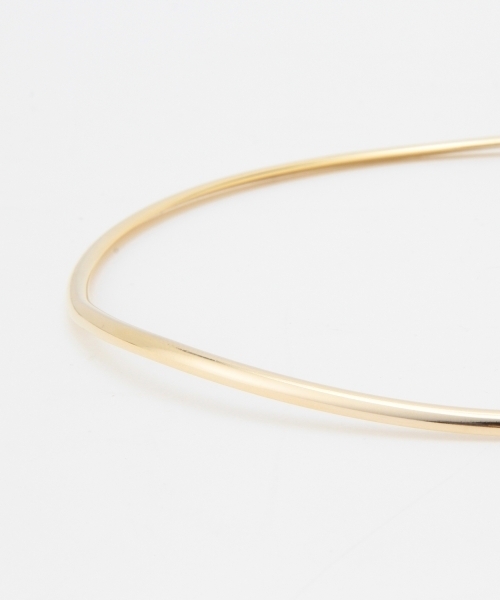 Demi-Luxe BEAMS（デミルクス ビームス）の「【予約】Demi-Luxe BEAMS / プレーン チョーカー（ネックレス・レディース・シルバー/ゴールド・ONE SIZE）」の4枚目の写真