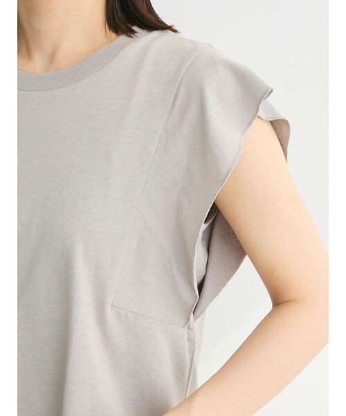 Sugar spoon(シュガースプーン)の「・SUGAR SPOON<COOL>フレンチスリーブTEE(Tシャツ/カットソー・レディース・ライトグレー/ライトピンク/ブラック/ブルー/オフホワイト/チャコールグレー・FREE)」の18枚目の写真