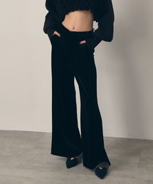 J1U by LA BELLE ETUDE | クラシカルベロアツータックGパンツ(その他パンツ)