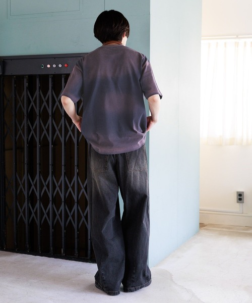 PBLIM（ページボーイリム）の「PBLIM/スペースマーブルＴ（Tシャツ/カットソー・レディース・チャコールグレー/ネイビー・LARGE/MEDIUM）」の9枚目の写真