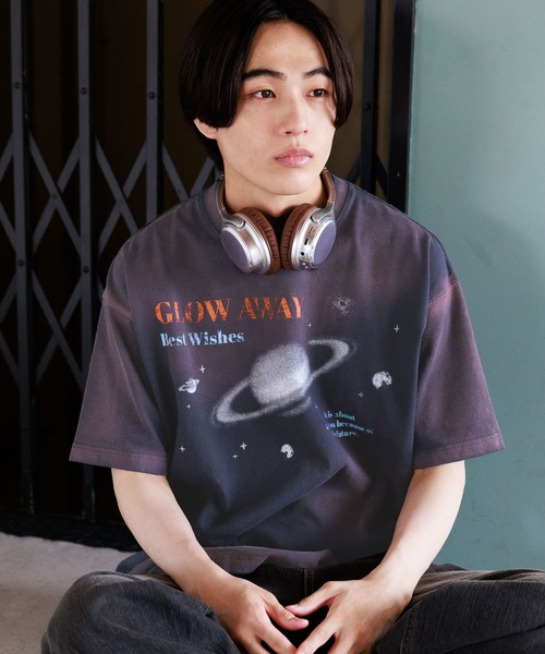 PBLIM（ページボーイリム）の「PBLIM/スペースマーブルＴ（Tシャツ/カットソー・レディース・チャコールグレー/ネイビー・LARGE/MEDIUM）」の11枚目の写真