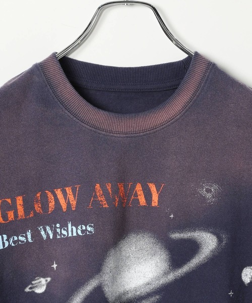 PBLIM（ページボーイリム）の「PBLIM/スペースマーブルＴ（Tシャツ/カットソー・レディース・チャコールグレー/ネイビー・LARGE/MEDIUM）」の14枚目の写真