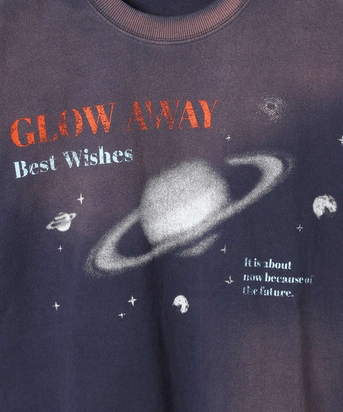 PBLIM（ページボーイリム）の「PBLIM/スペースマーブルＴ（Tシャツ/カットソー・レディース・チャコールグレー/ネイビー・LARGE/MEDIUM）」の17枚目の写真