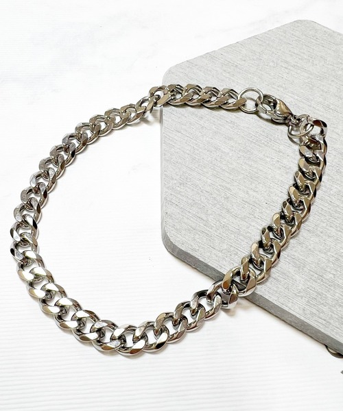 シルバーチェーンブレスレット ダイヤモンド