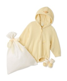 gelato pique（ジェラートピケ）の「【ラッピング済み】【BABY】ひよこロンパース＆ソックスSET（ベビーギフト）」