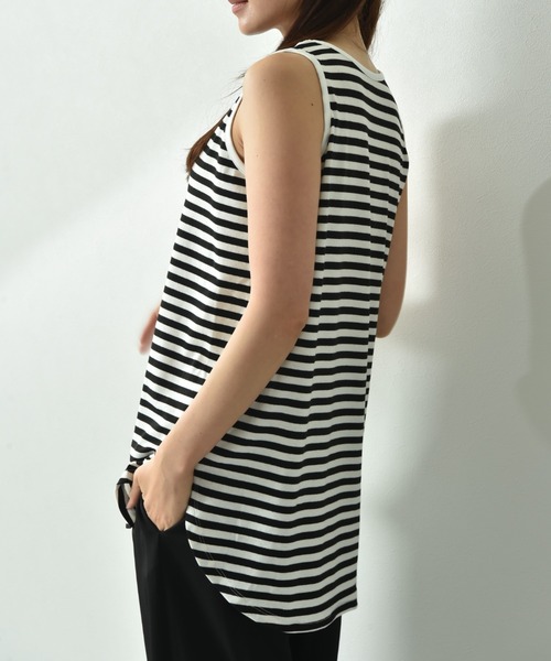 INTERPLANET（インタープラネット）の「フライスタンク（タンクトップ・レディース・ブラック系その他/オフホワイト/ブラック・FREE）」の15枚目の写真