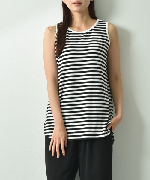 INTERPLANET（インタープラネット）の「フライスタンク（タンクトップ・レディース・ブラック系その他/オフホワイト/ブラック・FREE）」の13枚目の写真