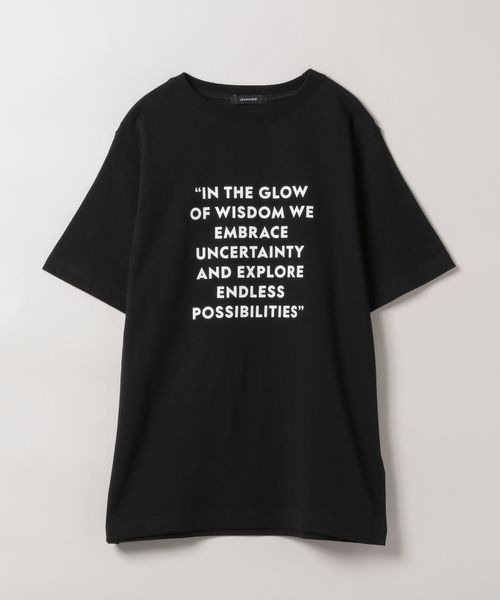 JEANASIS（ジーナシス）の「ASSORTロゴプリントTEE/142459（Tシャツ/カットソー・レディース・イエロー系その他/ブラック系その他/ホワイト系その他・FREE）」の2枚目の写真