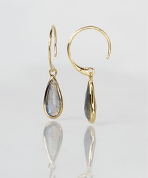 anq.（アンク）の「「anq.」SV925・スモーキークォーツ/グリーンオニキス/オニキス/ブルーカルセドニー　ドロップピアス（ピアス（両耳用））」