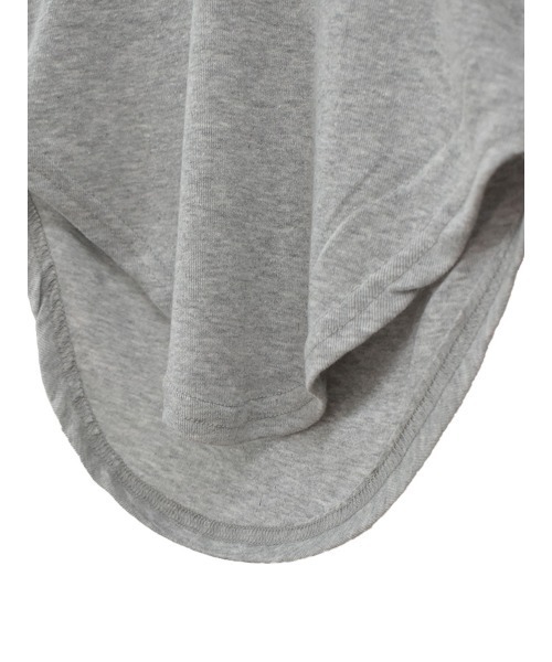 Reurie'(レウリィ)の「【新色追加】ボディースーツ風トップス / 長袖 クルーネック 肌見せ Vカット クロップド丈 シンプル 大人カジュアル 韓国ファッション モノトーン 黒 ブラック グレー(Tシャツ/カットソー・レディース・ブラック/グレー/ホワイト・FREE)」の17枚目の写真