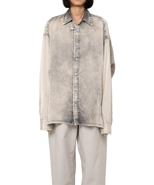 MIHARA YASUHIRO レディース　フレアシャツ MAISON MIHARA YASUHIRO ブラウス シャツ 「MIHARA YASUHIRO