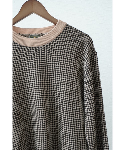 千鳥柄クラシックニット（Tシャツ/カットソー）｜Noen（ノエン）