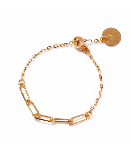 les bonbon（ルボンボン）の「【les bon bon】adjustable shine ring BOB516（リング・レディース・ゴールド・FREE）」の3枚目の写真