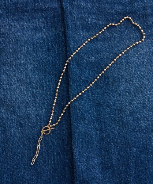 CIAOPANIC TYPY（チャオパニックティピー）の「lilボールチェーンマンテルYネックレス（ネックレス・レディース・ゴールド/シルバー・ONE SIZE）」の6枚目の写真