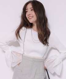 Apuweiser-riche♡ミドルシャドーフラワースカート 泉里香さん着用♡美人百花12月号掲載アイテムのご紹介