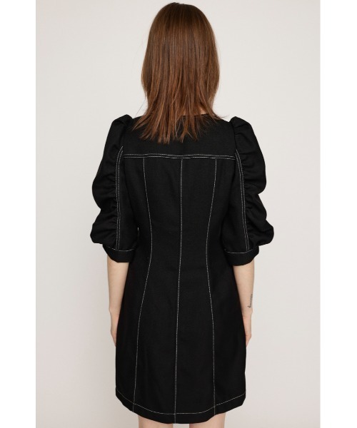 セール】【再入荷】GATHER SLEEVE ZIP S/OP ギャザー スリーブ