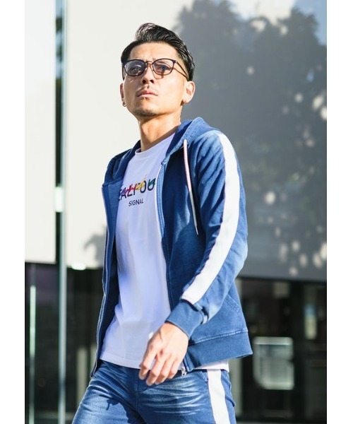 EVOLUTION(エボリューション)の「【EVOLUTION GOLF】ホワイトサイドラインジョガーパンツ セットアップ対応(その他パンツ・メンズ・サックスブルー/ネイビー・LARGE/MEDIUM/X-LARGE/XX-LARGE/SMALL)」の10枚目の写真