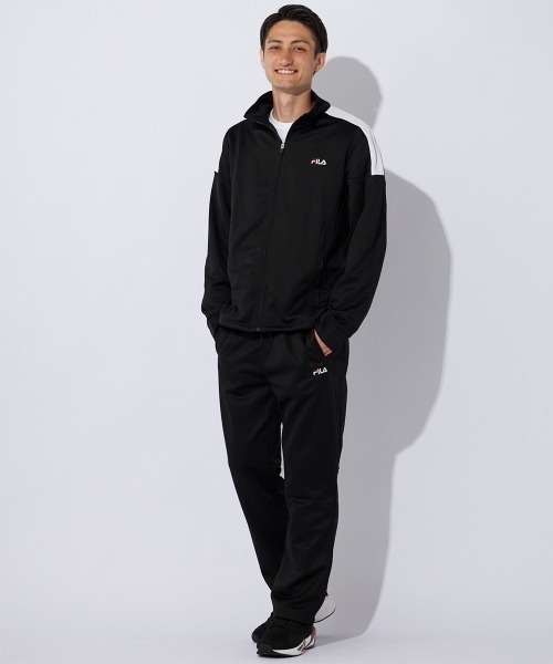 FILA（フィラ）の「裏起毛ブリスターロングパンツ　ジャージパンツ（その他パンツ・メンズ・ネイビー/ブラック/チャコールグレー/ブラック×ホワイト/ネイビー×ホワイト・MEDIUM/LARGE/X-LARGE）」の6枚目の写真