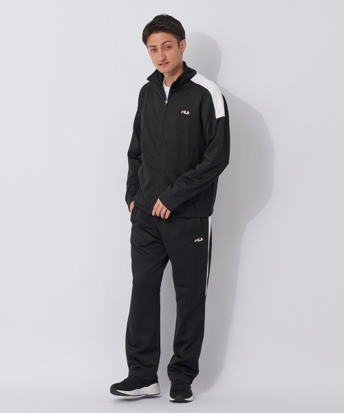 FILA（フィラ）の「裏起毛ブリスターロングパンツ　ジャージパンツ（その他パンツ・メンズ・ネイビー/ブラック/チャコールグレー/ブラック×ホワイト/ネイビー×ホワイト・MEDIUM/LARGE/X-LARGE）」の16枚目の写真