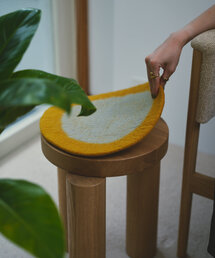BIRTHDAY BAR | 【SAHIR サヒール】Wool Chair Mat チェアマット(ラグ/マット)