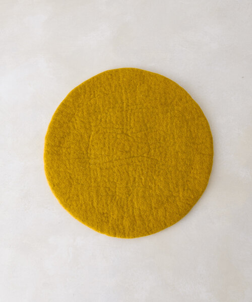 BIRTHDAY BAR(バースデイバー)の「【SAHIR サヒール】Wool Chair Mat チェアマット(ラグ/マット・レディース・ネイビー/グレー・0)」の5枚目の写真