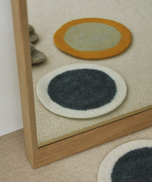 BIRTHDAY BAR(バースデイバー)の「【SAHIR サヒール】Wool Chair Mat チェアマット(ラグ/マット・レディース・ネイビー/グレー・0)」の8枚目の写真