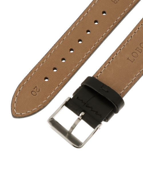 HIROB（ヒロブ）の「LOBOR DYNASTY BLACK STRAP 20mm(SILVER)（アナログ腕時計・レディース・シルバー・FREE）」の4枚目の写真