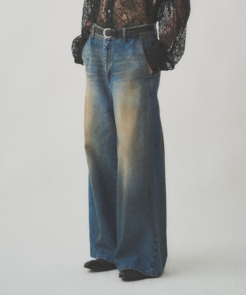 パンツ JUHA RUST WIDE DENIM PANTS RUST WIDE DENIM PANTS(デニムパンツ)|JUHA(ユハ)の